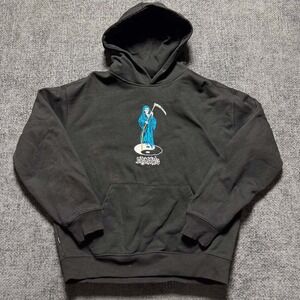 Primitive Skateboarding Hoodie Mens Large Black Grim Reaper Yin Yang Skate Y2K